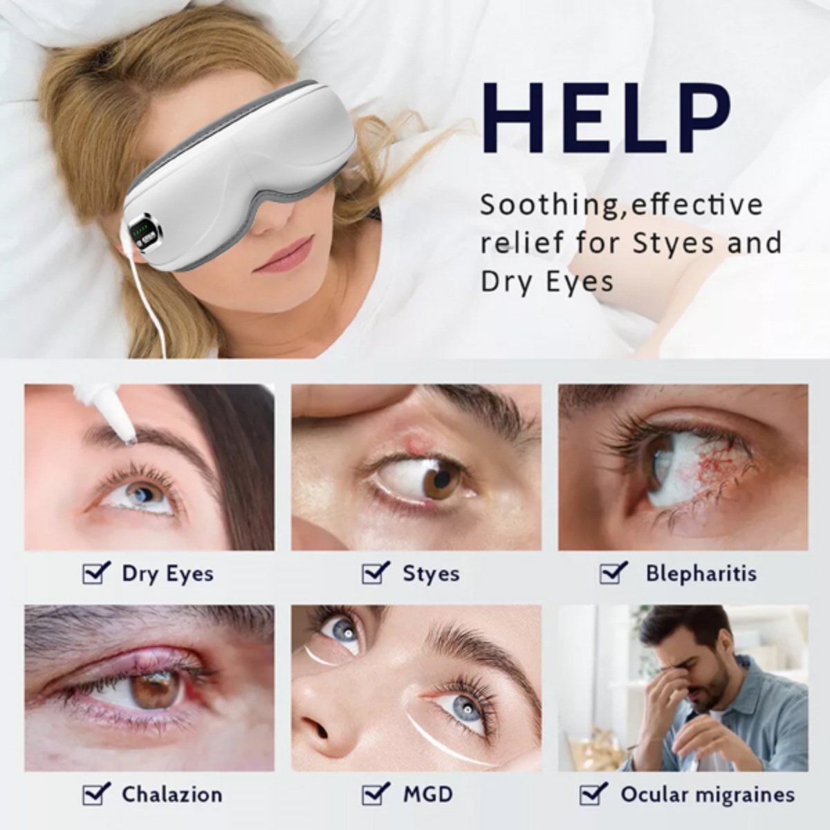 Kivvi EyeRelax Pro™ – Heated Eye Massage Mask - Image 9